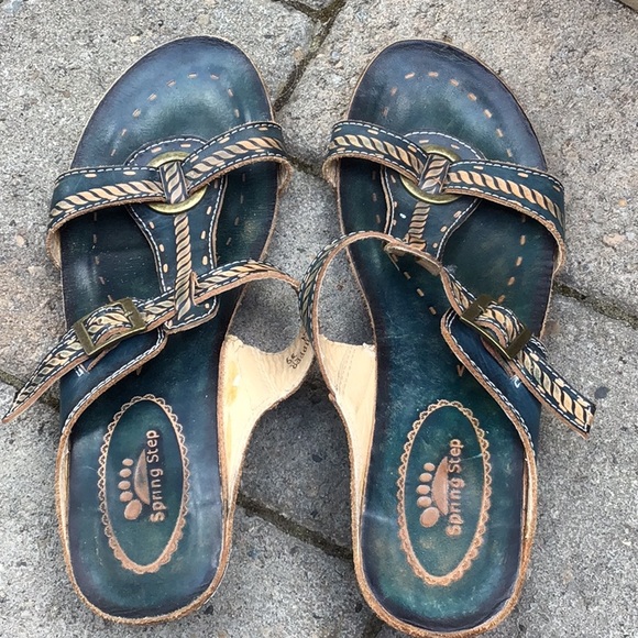 Spring Step leather sandals - Picture 6 of 8